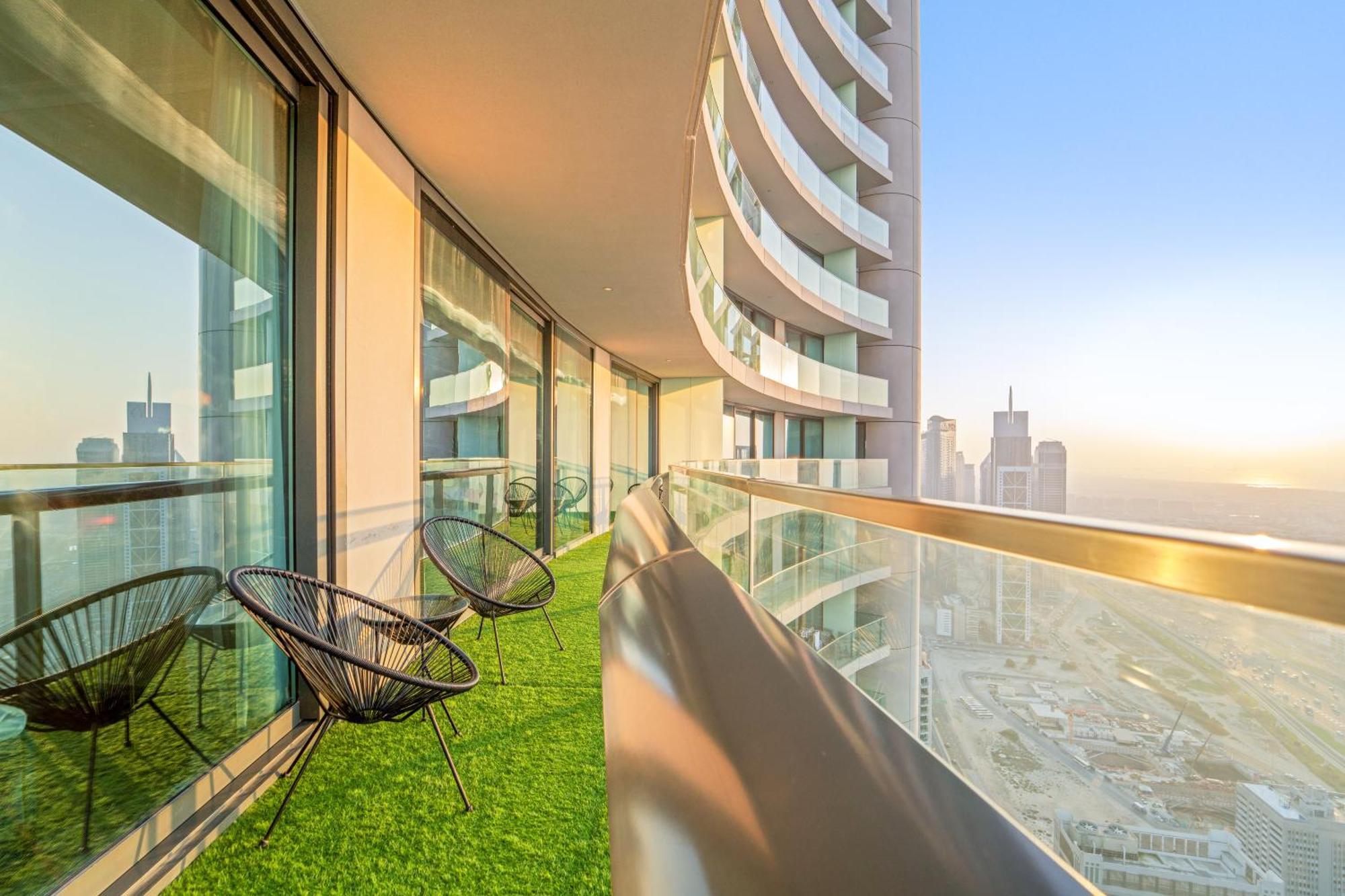 First Class 2Br With Full Dubai Skyline & Sea View Екстериор снимка
