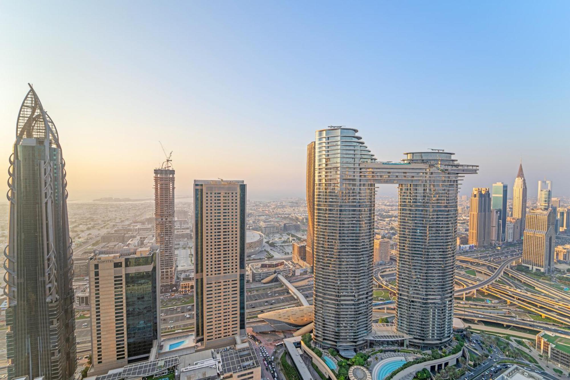 First Class 2Br With Full Dubai Skyline & Sea View Екстериор снимка